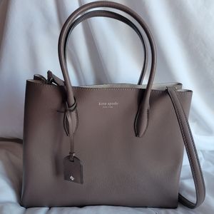 Kate Spade Eva Medium Satchel - Warm Blush / Taupe